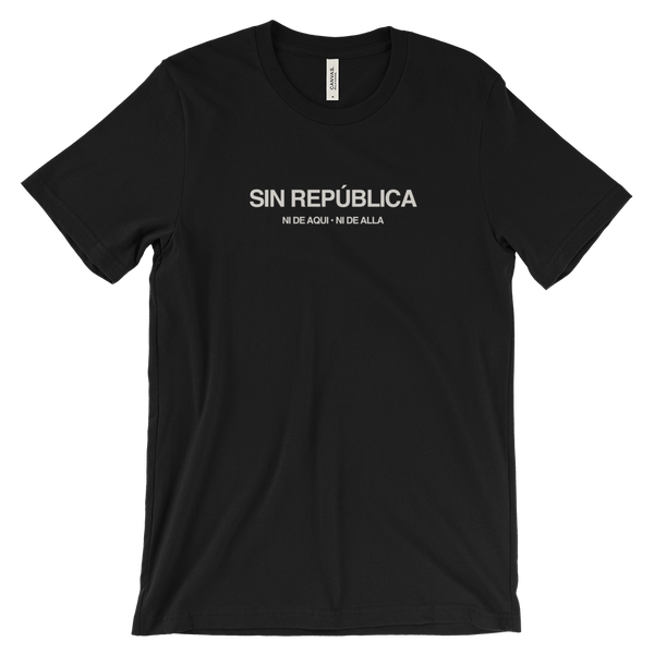Sin Republica - Calssic Black - Unisex short sleeve t-shirt